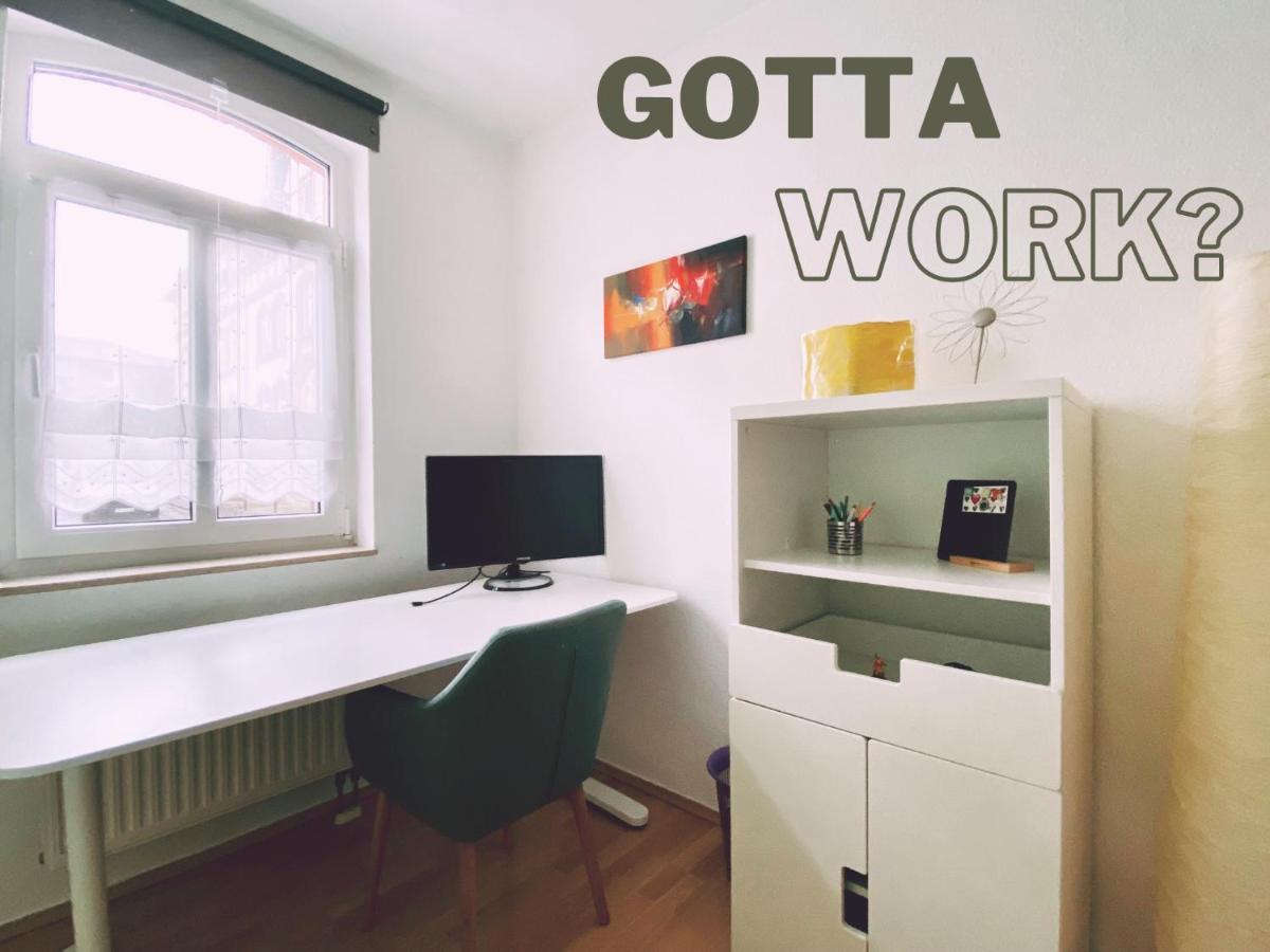 Zentral & Ruhig, Ideal Fuer Home Office Mit Garten Jena Eksteriør billede