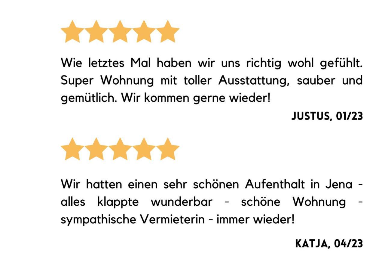 Zentral & Ruhig, Ideal Fuer Home Office Mit Garten Jena Eksteriør billede